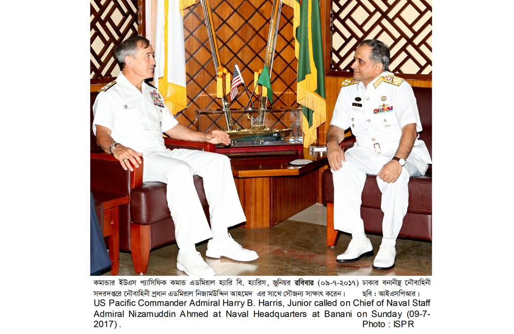 Admiral Harry B. Harris ,Commander, U.S. Pacific Command In Bangladesh